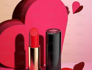 普通口红渲染场景C4D工程源文件