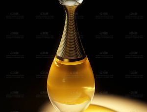 DIOR奢华香水场景C4D工程源文件