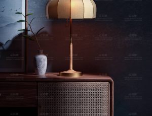 台灯场景C4D工程源文件