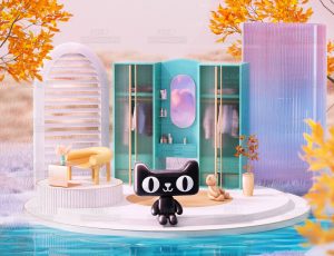 天猫家装节场景C4D工程源文件