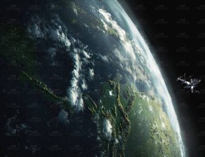 宇宙地球场景C4D工程源文件