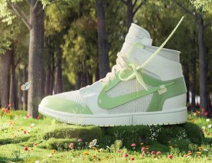 森林球鞋场景C4D工程源文件