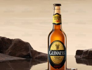 国外啤酒渲染场景C4D工程源文件