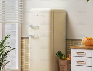 冰箱渲染场景C4D工程源文件