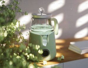 花瓣恒温水壶场景C4D工程源文件
