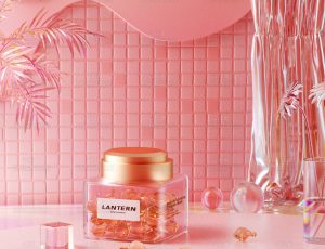 胶囊精华场景C4D工程源文件