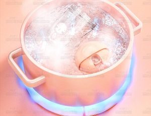 奶瓶防烫场景C4D工程源文件