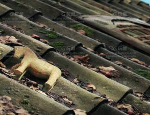 屋顶木马场景C4D工程源文件