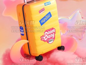 行李箱场景C4D工程源文件