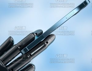 手拿手机壳渲染场景C4D工程源文件