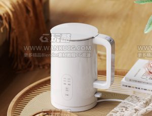 水壶渲染场景C4D工程源文件