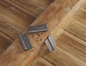 五金产品渲染场景C4D工程源文件