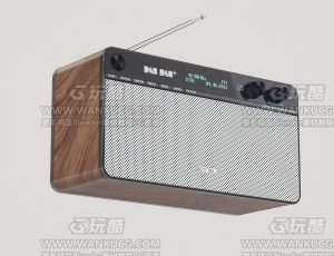 现代收音机场景C4D工程源文件