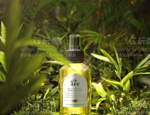 阿芙精油渲染场景C4D工程源文件