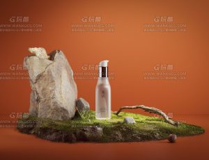 护发精油场景C4D工程源文件