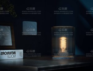 夜晚产品渲染效果场景C4D工程源文件