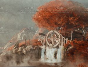 神圣大树国度场景Blend工程源文件