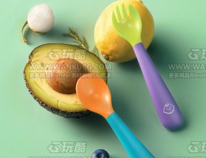 婴儿辅食勺场景C4D工程源文件