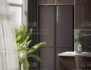 大冰箱渲染场景C4D工程源文件