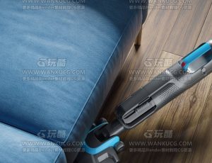吸尘器渲染场景C4D工程源文件