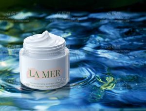 海蓝之谜面霜渲染场景C4D工程源文件