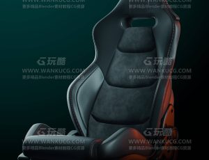 汽车座椅渲染场景C4D工程源文件