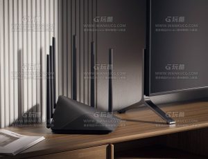 无线路由器渲染场景C4D工程源文件