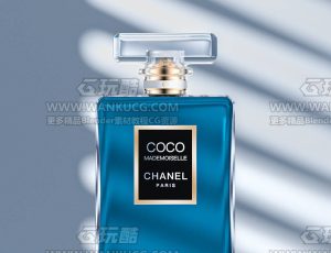 香奈儿香水场景C4D工程源文件