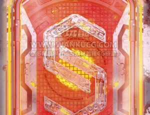 开门红2VJ渲染场景C4D工程源文件