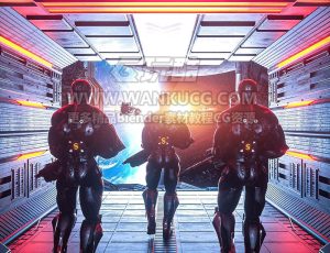 收官之战1VJ渲染场景C4D工程源文件