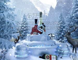 小寒VJ渲染场景C4D工程源文件