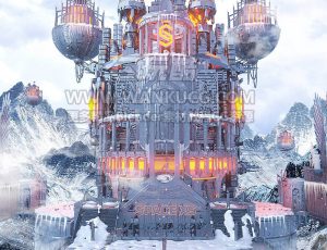 小雪VJ渲染场景C4D工程源文件