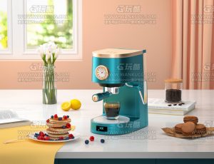 小清新咖啡机场景C4D工程源文件