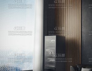 冰吧酒柜渲染场景C4D工程源文件