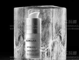 冻龄眼霜渲染场景C4D工程源文件