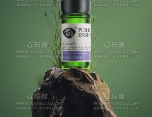 精华精油渲染场景C4D工程源文件