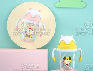 儿童水杯渲染小场景C4D工程源文件