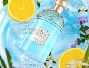 娇兰香水渲染场景C4D工程源文件