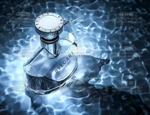 男士玻璃香水渲染场景C4D工程源文件