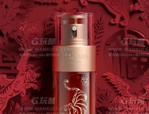 娇韵诗渲染场景C4D工程源文件