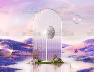 小米风扇渲染场景C4D工程源文件