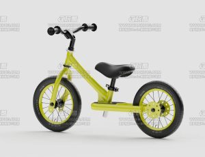 平衡车渲染场景C4D工程源文件