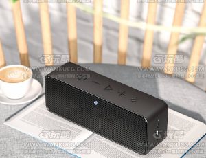 普通蓝牙音箱渲染场景C4D工程源文件