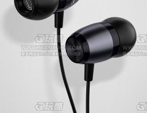 入耳式耳机渲染场景C4D工程源文件