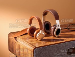 头戴式耳机渲染场景C4D工程源文件