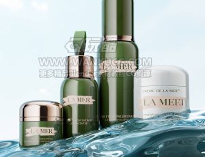 海蓝之谜套装渲染场景C4D工程源文件