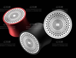 蓝牙音箱3个渲染场景C4D工程源文件