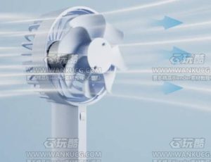 小风扇动效渲染场景C4D工程源文件