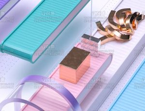 传输带送力学渲染场景C4D工程源文件