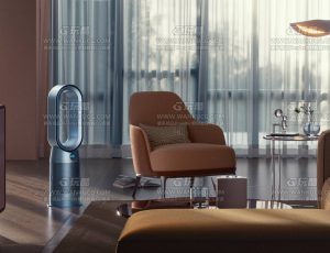 办公室空气净化器渲染场景C4D工程源文件